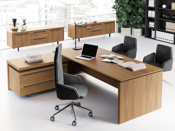 EOS - Rectangular executive desk by Las Mobili - view 2